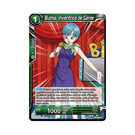 DB1-047 Bulma, Inventrice de Génie