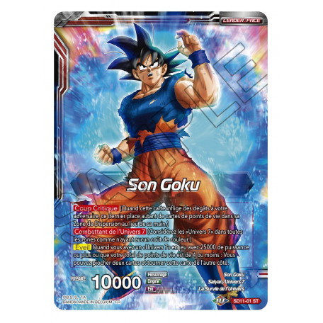 SD11-01 Son Goku /  Son Goku Ultra Instinct, Héros de l’Univers 7